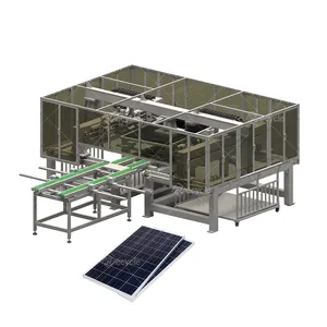 Üretici GÜNEŞ PANELI alüminyum çerçeve kaldırma makinesi güneş paneli pili geri dönüşüm tesisi güneş panelleri cam çıkarma makinesi