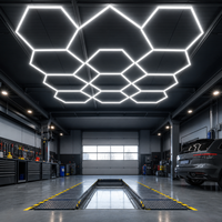 Plafonnier LED nid d'abeille CRI 90 avec modules hexagonaux de 300W