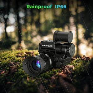 Monocular de Visión Nocturna Montado en Casco, Más Vendido, 1080P HD, Zoom Digital 6X, IP66 Impermeable, con Brújula Digital para Caza - Product Image 4