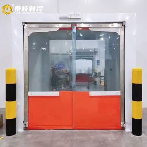 Porta a battente in PVC con finestre trasparenti, rinforzata e resistente agli urti, per aree <span class=keywords><strong>refrigerate</strong></span> e container, con motore integrato - Product Image 5
