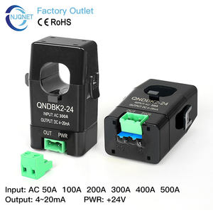 Bölünmüş Çekirdekli Akım Trafosu QNDBK2-24 Giriş AC 100A 200A 300A 400A Çıkış 4-20mA Akım Verici Kelepçeli Akım Sensörü - Product Image 2