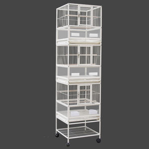 Fabricant <span class=keywords><strong>de</strong></span> <span class=keywords><strong>cage</strong></span> à oiseaux en métal <span class=keywords><strong>de</strong></span> haute qualité <span class=keywords><strong>cage</strong></span> <span class=keywords><strong>de</strong></span> <span class=keywords><strong>transport</strong></span> canari Grande <span class=keywords><strong>cage</strong></span> à oiseaux d'élevage avec support roulant - Product Image 3