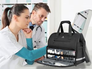 Grands sacs de premiers soins résistants à l'eau personnalisés <span class=keywords><strong>sac</strong></span> de santé clinique à domicile portable <span class=keywords><strong>sac</strong></span> de médecin pour les visites à domicile - Product Image 3