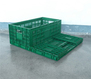 Farm Poultry Foldable PP <strong>Plastic</strong> <strong>Egg</strong> <strong>Crate</strong> Meshy Box Design with Folding Sheets for Chicken House Collapsible Transport Storage - Product Image 5