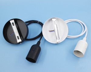 Hagood Hot Bán E27 Trần Đầu Đèn Với 10Cm Giữ Đèn 1 Mét Dài Cho Ac110 220V Đèn Trần Chủ Đèn Phụ Kiện - Product Image 5