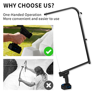 Cortador de Espuma con Hilo Caliente <span class=keywords><strong>MINOVA</strong></span> de 18V y 4.0Ah, Herramienta Manual con 10 Cables de Calentamiento - Product Image 4