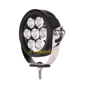 2022 Car Accessories 70W 6 Inch Round LED Driving Light 70w Off Road LED Spotlight 4X4 ATV 12v motorcycle led headlight