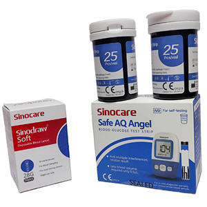 Glucómetro y Tiras Reactivas <span class=keywords><strong>Sinocare</strong></span> Safe AQ Angel - Product Image 1