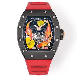 <span class=keywords><strong>Montre</strong></span> mécanique automatique de luxe S10 en céramique noire avec tourbillon, cadran ajouré en saphir de haute qualité, <span class=keywords><strong>montre</strong></span> décontractée <span class=keywords><strong>pour</strong></span> <span class=keywords><strong>homme</strong></span> - Product Image 1