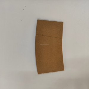 Single Wall Craft <strong>Paper</strong> Disposable <strong>Cup</strong> Sleeve with Recycled Materials for Drinks and Coffee Heat Insulation - Product Image 2