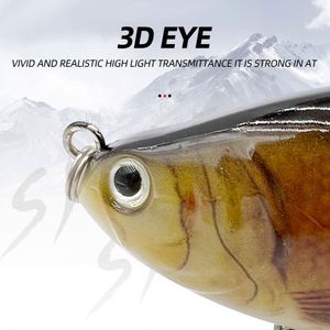 Trucha artificial de manivela articulada multiarticulación hundimiento lento natación bajo superior agua cebo duro cebo bajo - Product Image 3