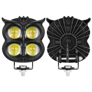 Projecteurs LED Mini Owl 4 LED pour Moto, Éclairage Populaire et Tendance, Résistants aux Intempéries, Blanc, Jaune, Multicolore - Product Image 2