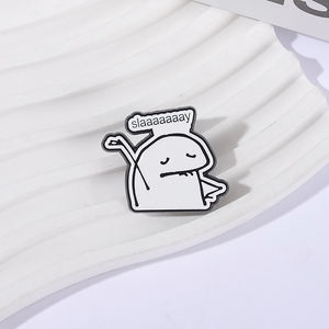 Broche de Dibujos Animados Esmaltado con Citas en Español, Insignia para Mochila, Accesorios de Ropa, Joyería de Moda, Regalos para Amigos - Product Image 2