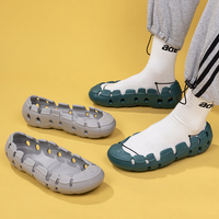 Nouvelles pantoufles de massage des pieds en réflexologie à bout fermé pour l'intérieur et l'extérieur, unisexes, tendance été