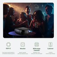 Prix usine AUN AKEY9S 1080P 1000ANSI Autofocus WIFI Affichage Projecteur Intelligent