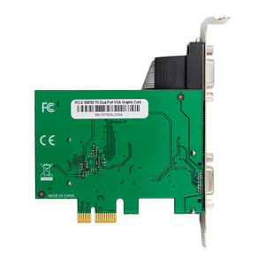 PCI-E X1 Dual VGA Grafikkarte 2D-Beschleunigung Stromsparend für Industrie-<span class=keywords><strong>PC</strong></span> POS Medizinische HMI Testgeräte SM750 <span class=keywords><strong>Chip</strong></span> - Product Image 4