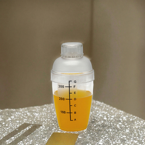 12oz Plastic Cocktail Shaking Cups with <strong>Measurement</strong> Scales Clear <strong>Drink</strong> Mixer for Beer and Cocktails - Product Image 3