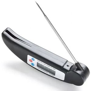 Custom Logo Foldable Digital Probe Food <b>Thermometer</b> with LCD Display Chef Digital BBQ <b>Thermometer</b> <b>Electronic</b> Meat <b>Thermometer</b> - Product Image 3