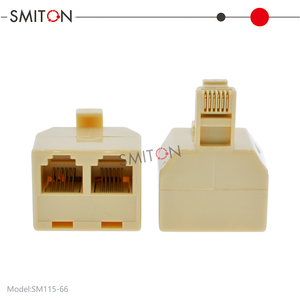 Cavo Adattatore Splitter Telefonico da 1 Maschio a 2 Femmine RJ11 6p4c, Connettore Estensore a 2 Vie - Product Image 5