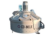 خلاط CO-NELE CMP2000L بسعة 2000 لتر وقدرة استعادة 100 متر مكعب/ساعة، محرك 75 كيلوواط، مضخة بمحرك مستورد، تجانس عالي