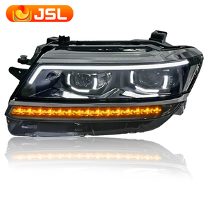 Luces para Auto VW <span class=keywords><strong>Tiguan</strong></span>, Lentes de Proyector para Faros Delanteros 2017-2020, Nuevas Luces LED Dinámicas con Señalización, Accesorio Automotriz - Product Image 1