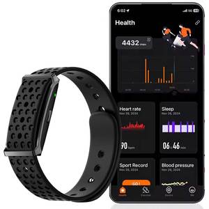 DS05 Braccialetto Intelligente Unisex per Monitoraggio Frequenza Cardiaca, Pressione Sanguigna e Sonno, Senza Schermo - Product Image 1