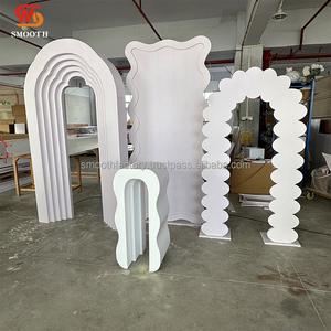 Telón de Fondo Acrílico para Escenario, Diseño Minimalista y Elegante, Forma Especial para Bodas, Cumpleaños y Decoración de Eventos - Product Image 6