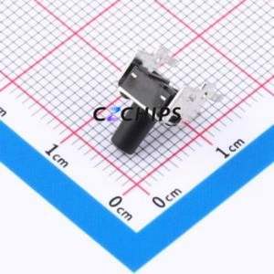 GT-TC101B-H090-L1 Tactile Switch Through hole,6x7.5mm Switch Single Pole Single Throw Round Button 2.5N Right Angle Insert - Product Image 2