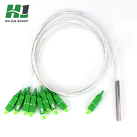Répartiteur PLC HJ 1x8/1x16/1x32 à faible PDL, module compact mini sans sensibilité aux courbures pour boîtier de distribution de fibre optique, compatible GSM/GPRS