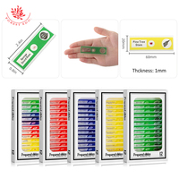 Color Plastic Prepared Microscope Slides 12 Items Different Type Biological Microscope Slides Children Kids Plastic Slides