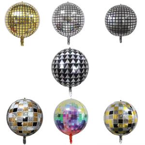 Youlun disko topu dans balo 22 inç 70s parti gümüş mezuniyet süslemeleri 4D küre balonlar disko parti dekorasyon için - Product Image 6