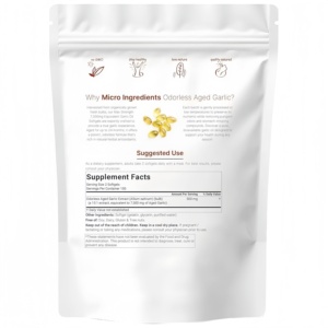 Extrait d'<span class=keywords><strong>ail</strong></span> <span class=keywords><strong>en</strong></span> gros d'usine, <span class=keywords><strong>ail</strong></span> sans odeur, 300 <span class=keywords><strong>gélules</strong></span> molles, OEM ODM, supplément d'extrait d'<span class=keywords><strong>ail</strong></span> vieilli, protéines et vitamines - Product Image 2