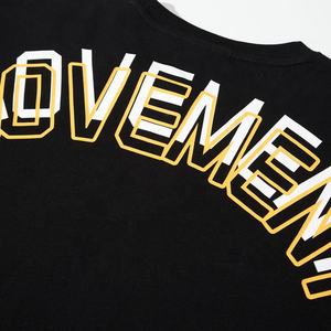 T-shirts à manches longues et épaules tombantes T-shirt à col rond surdimensionné personnalisé - Product Image 6