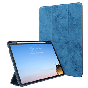 Étui de protection pour <span class=keywords><strong>tablette</strong></span> KAKU 3 plis avec fente pour stylo, 10 pouces, en cuir et <span class=keywords><strong>silicone</strong></span>, mise en veille/réveil automatique pour <span class=keywords><strong>Samsung</strong></span> S6 <span class=keywords><strong>S5e</strong></span> S5 T720 T725 - Product Image 1