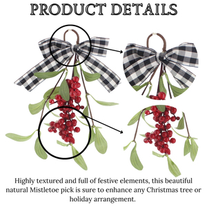 <span class=keywords><strong>Red</strong></span> Berry Và Sọc Cung Treo Cây tầm gửi Cho Giáng Sinh Tùy Chỉnh Kích Thước Phổ Biến Thiết Kế Cho Tự Làm Lễ Kỷ niệm Và Trang Trí Nội Thất Đóng Hộp - Product Image 3