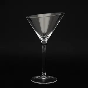 Commercio all'ingrosso di bicchieri di vino personalizzato novità rotonda gambo bere bicchiere da cocktail