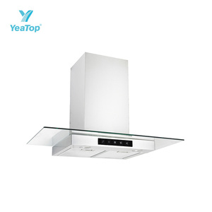 Campana Extractora en Forma de T de Acero Inoxidable con <span class=keywords><strong>Precio</strong></span> Competitivo de Fábrica, Autolimpieza, Control Táctil Inteligente y Filtros de Aluminio - Product Image 6