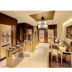 مخصصة معرض مجوهرات عرض خزانة عرض مجوهرات مكافحة المعادن تدوير مجوهرات رف شاشة