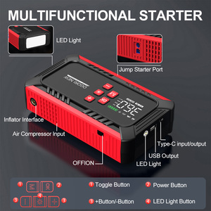 <strong>Best</strong> <strong>Jump</strong> Start Battery <strong>Pack</strong> Vehicle <strong>Jump</strong> Starter Portable Jumper Tire Air Pump Power <strong>Pack</strong> 100 Percent Tested - Product Image 4