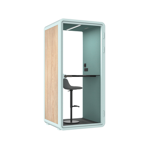 Cabina Acústica Modular para Oficina que Ahorra Espacio con Puerta de Vidrio Templado - Product Image 1