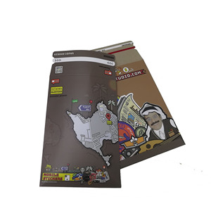 50 cartes Duplex avec Logo noir imprimé, Design personnalisé, <span class=keywords><strong>enveloppe</strong></span> d'emballage en carton gris avec Spot UV - Product Image 4