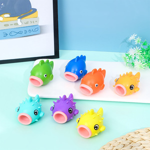 2025 Novel and Peculiar Cartoon Small Fish Doll Toy Creative Tongue Pop Out <b>Squeeze</b> Toys Children's Gift Toy - Product Image 2