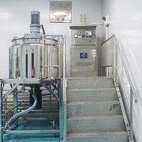 Machine de fabrication de savon liquide et de shampoing automatique haute vitesse 1000L, mélangeur, agitateur, cuve de mélange