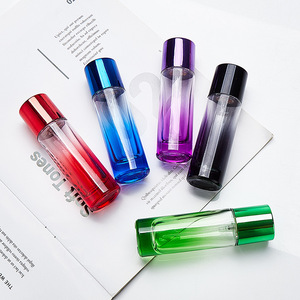 In stock 20/30ml cylindrical <b>perfume</b> spray <b>bottles</b> with screw caps, press-type glass <b>sample</b> dispensing <b>bottles</b>, high-end. - Product Image 2