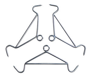 Outil de <span class=keywords><strong>boucherie</strong></span> professionnel en acier inoxydable SS304, personnalisable, avec deux griffes d'écartement, finition polie, durable, pour cuisine, <span class=keywords><strong>boucherie</strong></span> et chasse en extérieur - Product Image 4