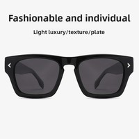 Lunettes de soleil polarisées unisexes tendance Flowerfour, style européen et américain, monture carrée complète, pour la conduite en extérieur et les sports