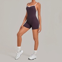 Combinaison de yoga sans manches, une pièce, élégante et confortable pour le fitness