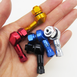 Tige de <span class=keywords><strong>valve</strong></span> de pneu de <span class=keywords><strong>moto</strong></span> en aluminium 8.3mm Noir 8.3mm <span class=keywords><strong>Valve</strong></span> d'angle à 90 degrés - Product Image 4