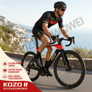 จักรยานฟิตเนสน้ำหนักเบา 700C Ultegra Di2 ระบบดิสก์ไฮดรอลิก สำหรับคาร์ดิโอและการควบคุมน้ำหนัก Kozo2-8170 KOZO II คุณภาพสูง - Product Image 4