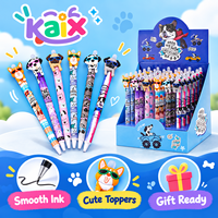 Stylos gel personnalisés KAIX avec logo, animaux mignons, écriture de haute qualité, stylos gel de dessin animé mignons, boîte personnalisée pour cadeaux promotionnels
